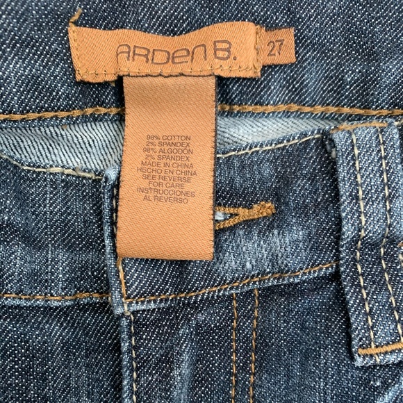 Arden B Wide Leg Jeans Blue Size 27 - Picture 2 of 3